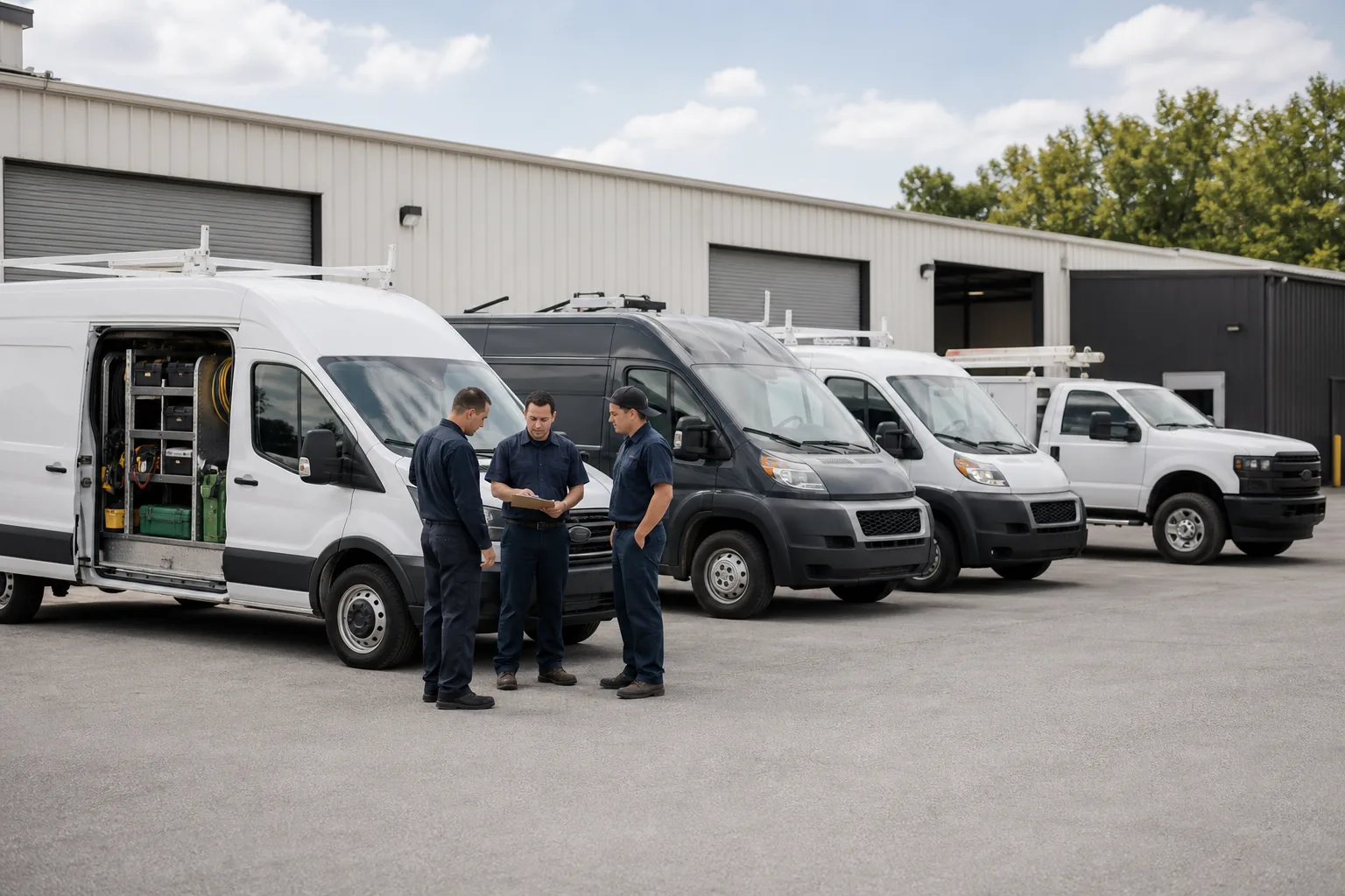 Service trucks, parts and mobile equipment